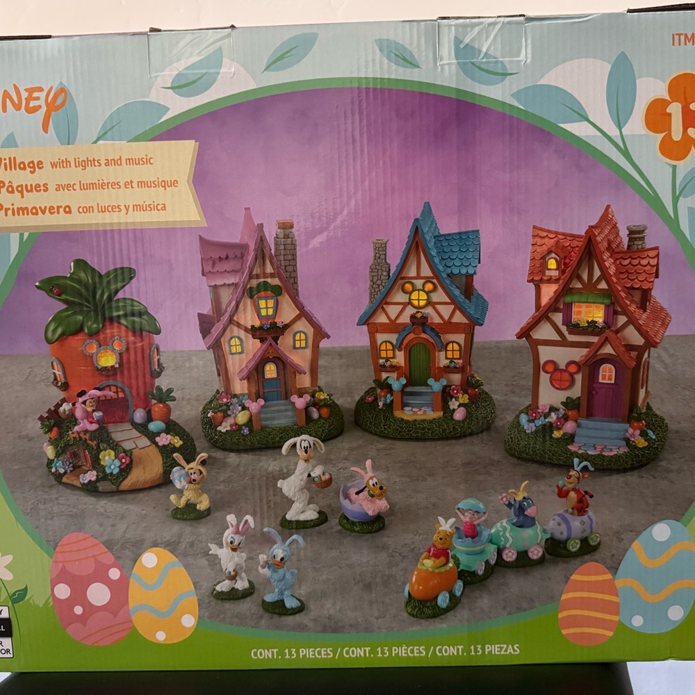 Disney Easter Village Collection with Lights